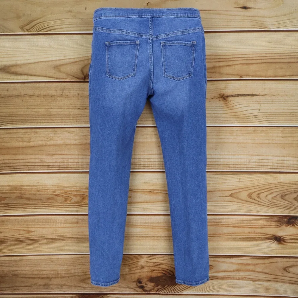 Old Navy Skinny Jeans Girls Size XXL (18) Blue Medium Wash Denim Stretch Pull-On